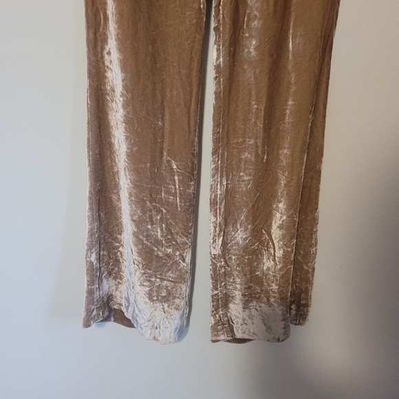 Ralph Lauren Black Label Velour Velvet Silk Blend Pants Size 4 - Picture 4 of 13